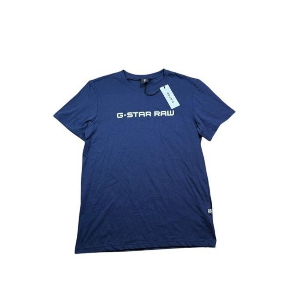 G-Star Raw Slim Graphic Script Short Sleeve T-Shirt Mens Size Large Tee NEW